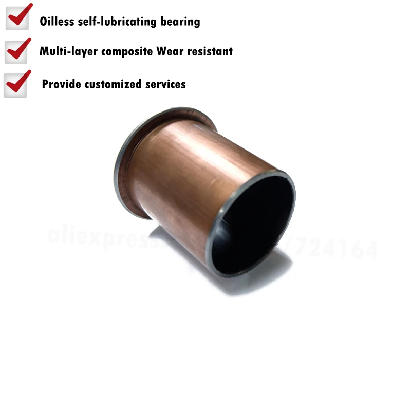 SF-1F 16100 16120 16150 16170 16200 16220 18100 18120 Flange Self Lubricating Composite Bearing Bushing Sleeve Oil free Sliding