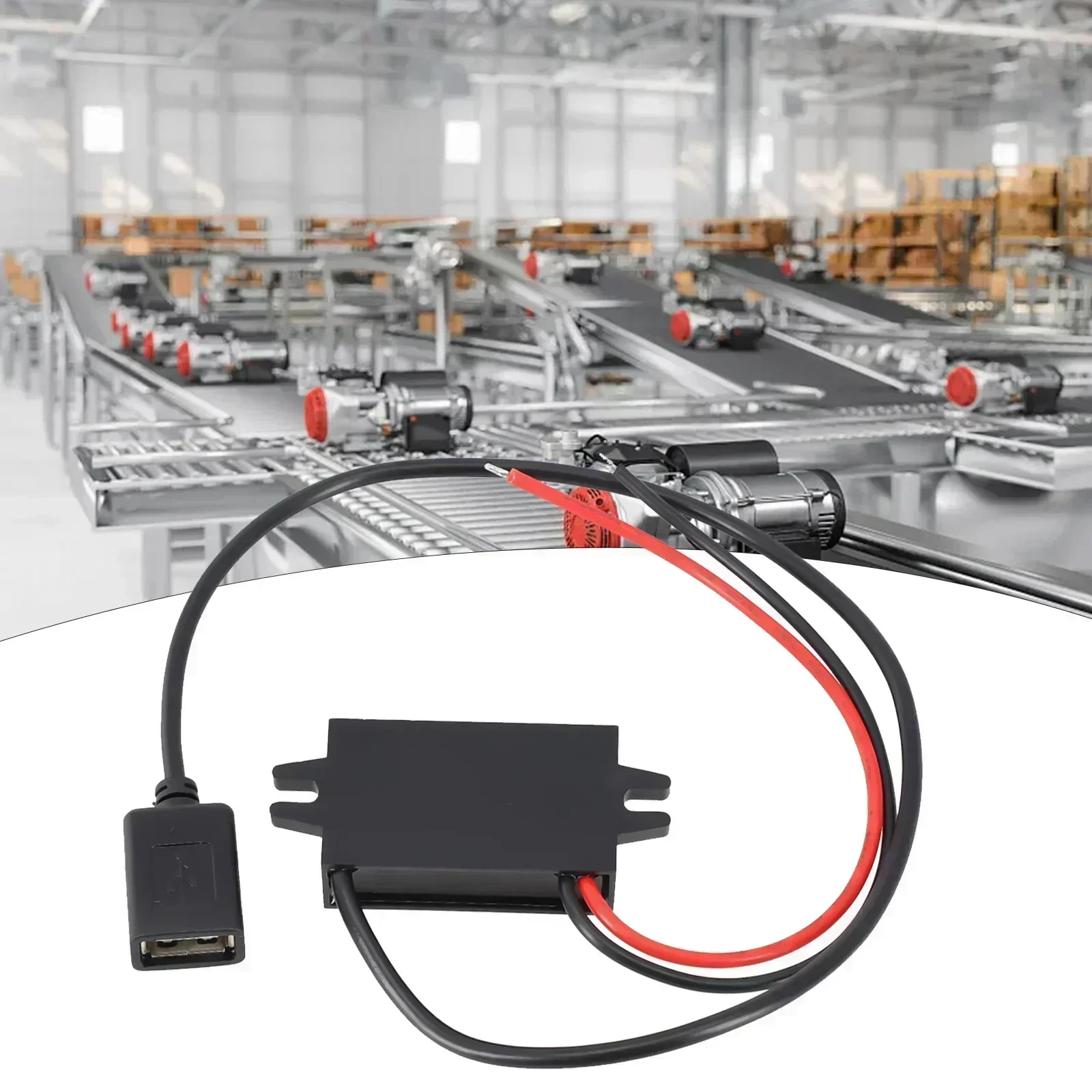 

Adapter 5V DC 63*27*14mm Car Charger Compact Parts Spare Step Down Study USB Accessories Exquisite Lightweight