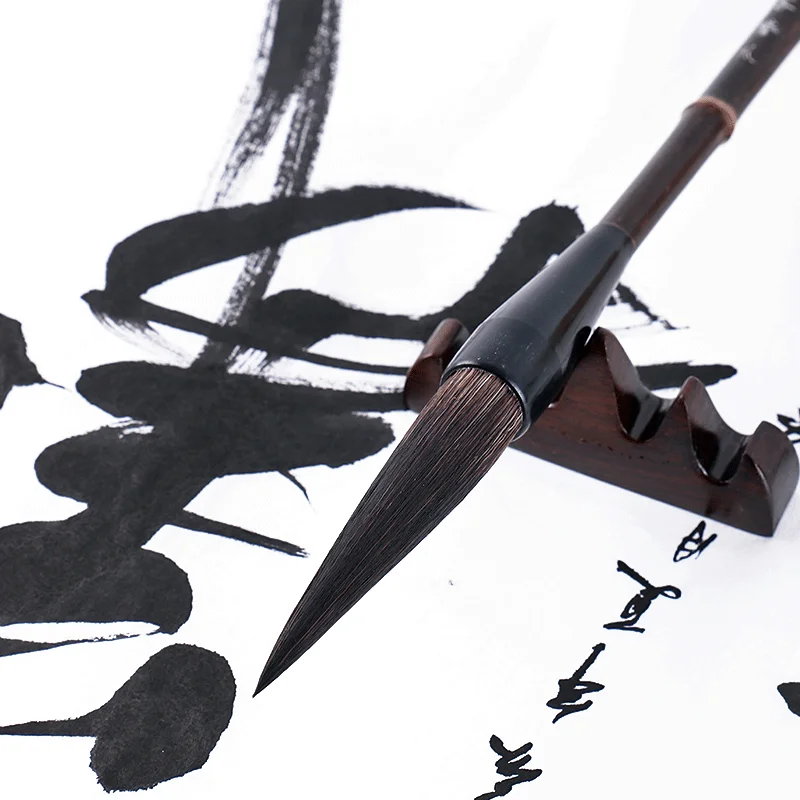 Chinese Calligraphy Pen Brush Large Running Script Cursive Brush Long Bear Hair Hopper-shaped Calligraphie Painting Brushes - Image 2