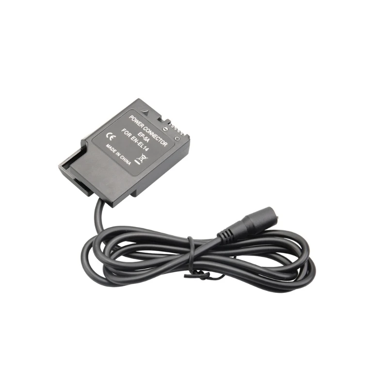  Dummy Battery for EN-EL14 DSLR Camera Battery for D3200 D5100 D5400 D7700