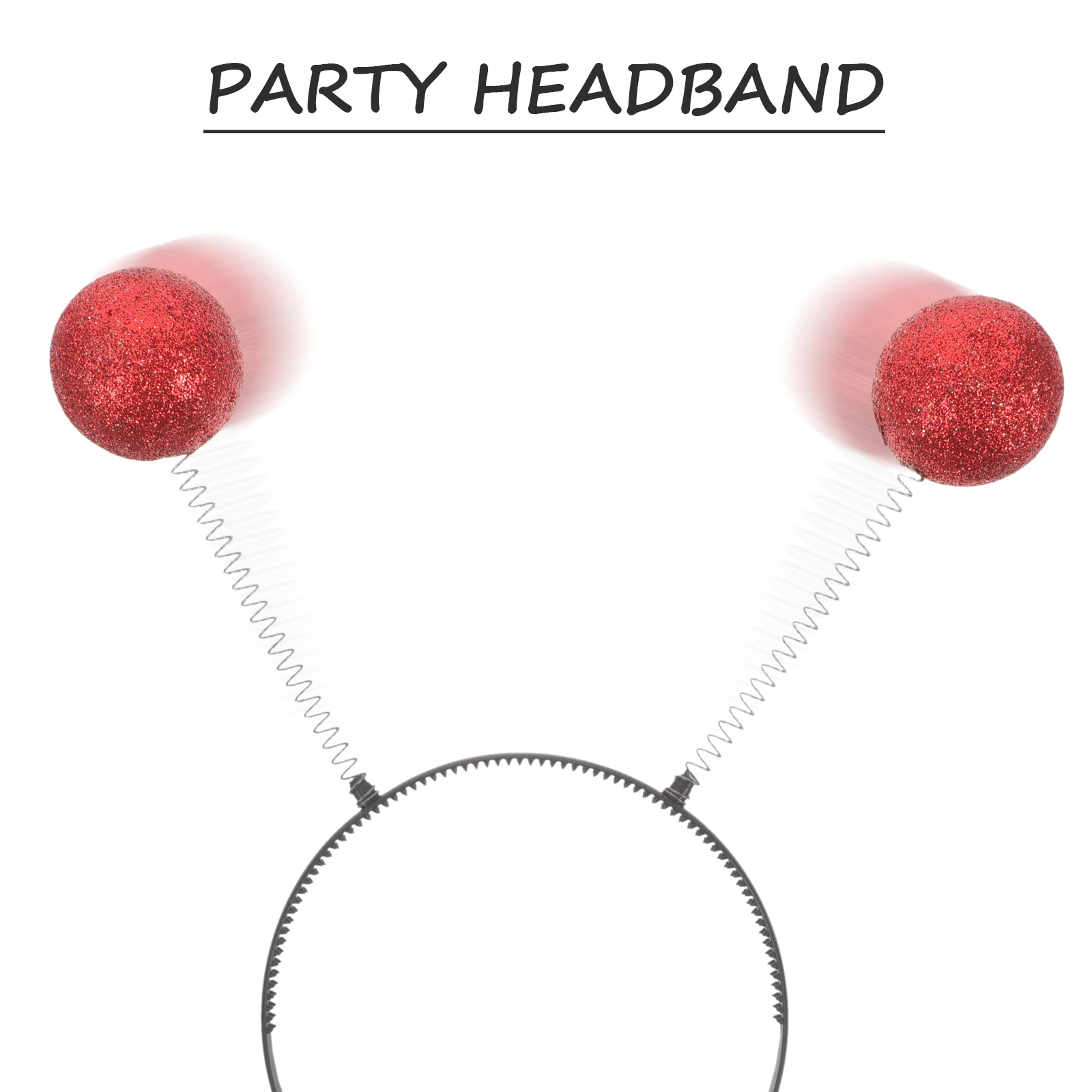 

6 Pcs Clothing Foam Ball Headband Toddler Headphones Women Hair Headdress for Christmas