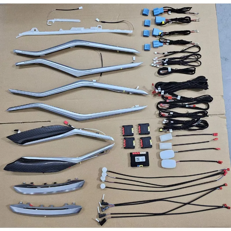 

Динамический 64-цветный комплект для обновления окружающего освещения для BMW G20 LCI 3 серии 2019-2025, аксессуары для внутреннего светодиодного освещения