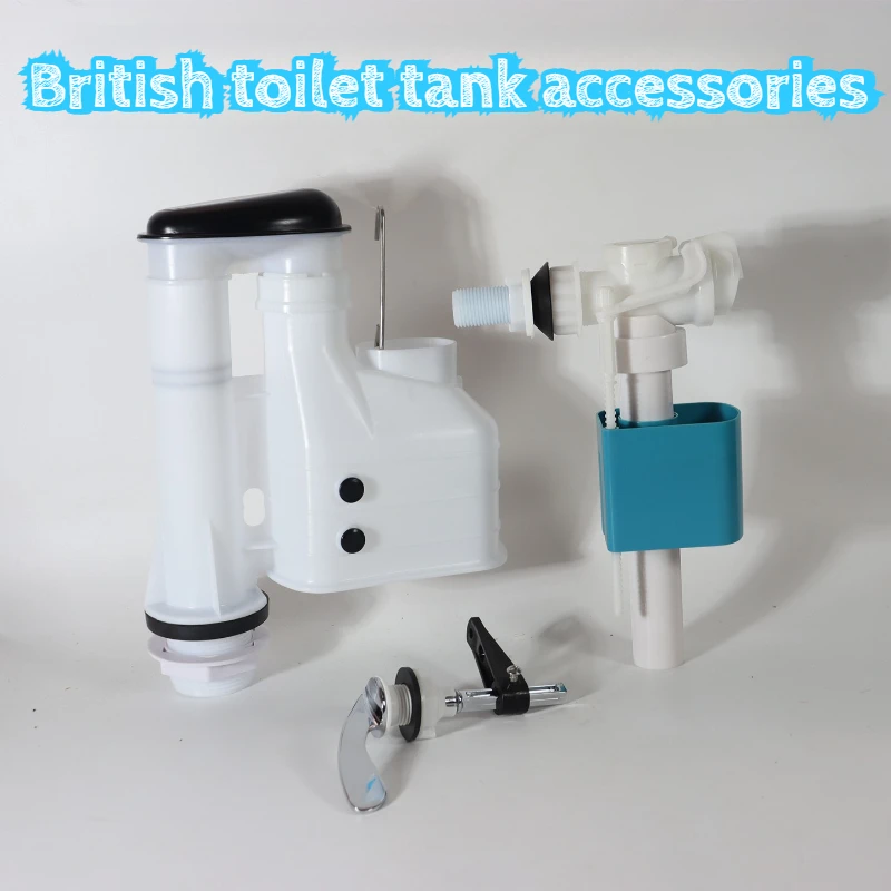 Siphonic Drain Valve Hong Kong British Style Separate Toilet Tank Accessories 4 Teeth Side Water Ingress Zinc Alloy Wrench