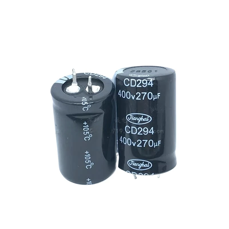 (1 unidade) Novo capacitor eletrolítico Jianghai CD294 400V270UF 25*40mm 270uf400v capacitores