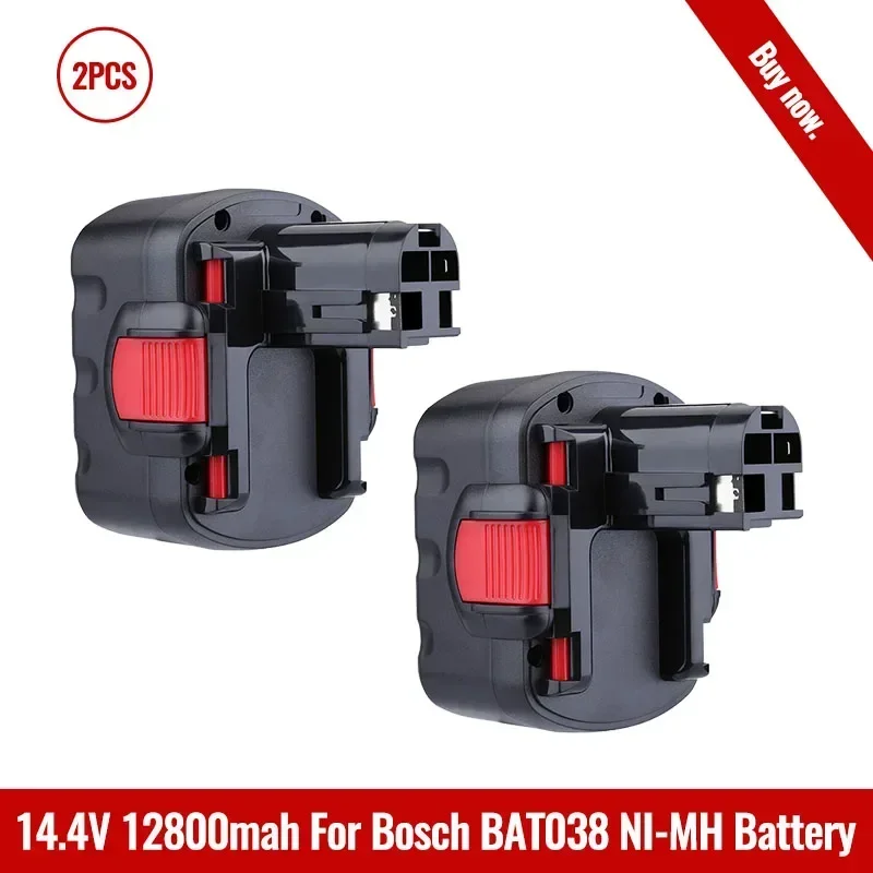 For Bosch 14.4V Rechargeable Battery Compatible BAT038 BAT040 BAT140 BAT159 BAT041 Spare Battery For 3660K PSR GSR GWS GHO Tools