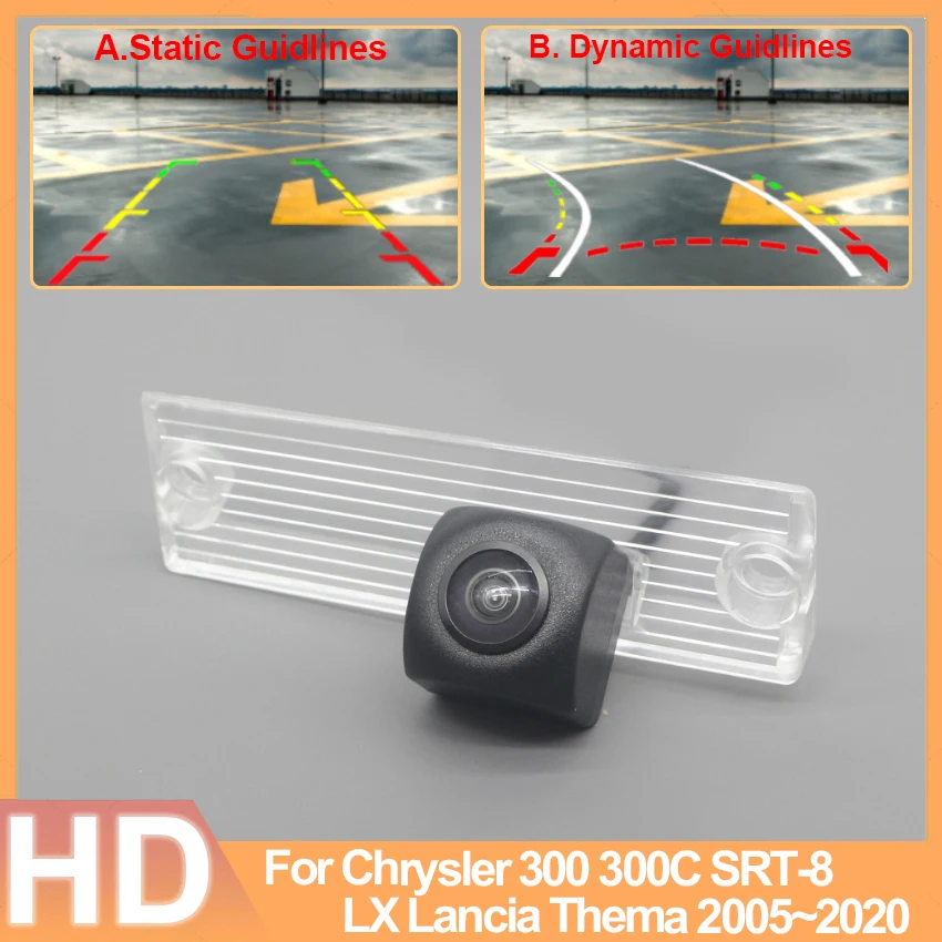 

Камера заднего вида для Chrysler 300 300C SRT-8 LX Lancia Thema 2005 ~ 2019 2020 ночное видение/камера номерного знака/парковочная камера
