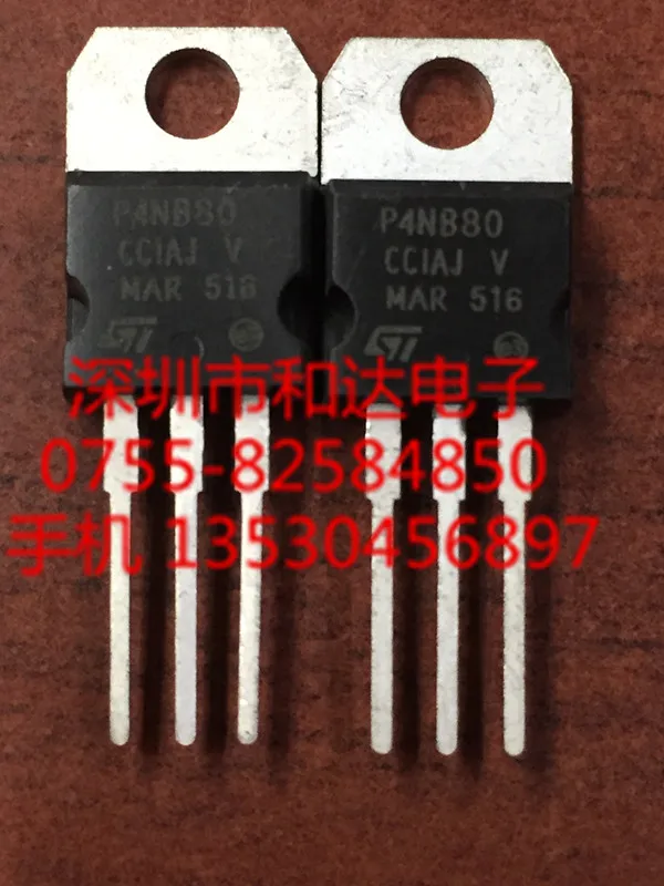 5PCS-10PCS STP4NB80 TO-220 Baru dan Asli Tersedia