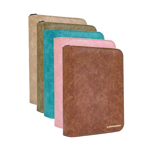 Carpeta de tarjetas comerciales, carpeta de 4 tarjetas de bolsillo para juego de álbumes de fotos, tarjetas de juego TCG, 50 páginas de actividad, 400 bolsillos, 400 ca comerciales