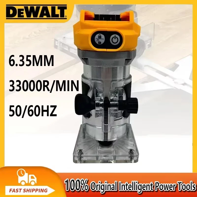 Dewalt 33000RPM Brushless Electric Trimmer Cordless Woodworking Trimming Machine Wood Router Milling Engraving Slotting Machine