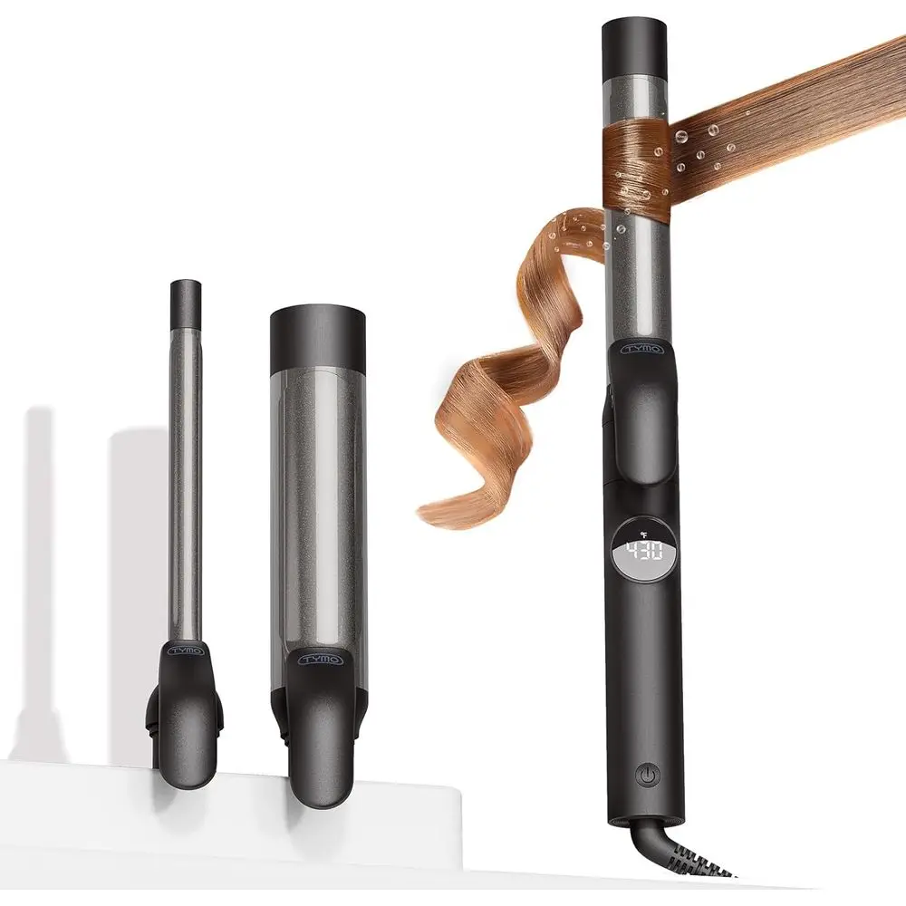 

Professional Curling Iron Set for Various Hair Types - 1/2 to 1 1/2 Inch Barrels, Ionic Technology, Adjustable Heat for Short or