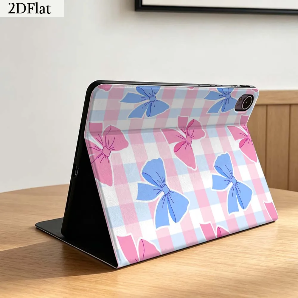 Cartoon Argyle Bow Pattern Gift For Honor Tab Magic Pad GT X9a 6 X9 X8A X8 V8 V7 9 V9 8 2 3 4 13.3 10 Pro Inch Tablet Case
