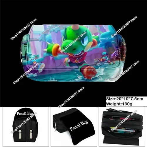 Wilderness Game Cosplay Brawl Stars-rugzakken Waterdichte dagrugzak Lichtgewicht schooltassen Etui