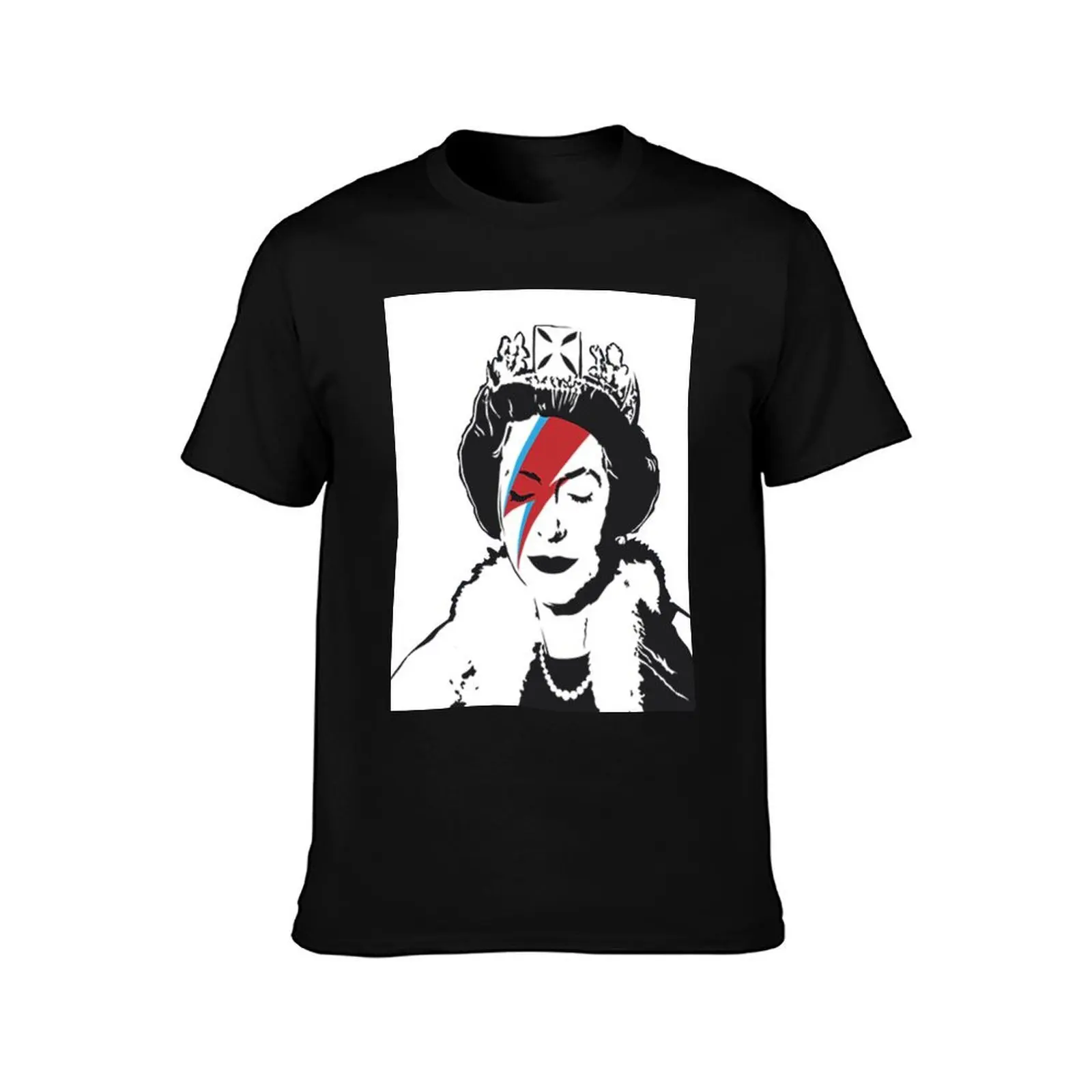 Banksy God Save the Queen T-Shirt oversizeds baggy shirts summer shirt mens graphic t-shirts funny