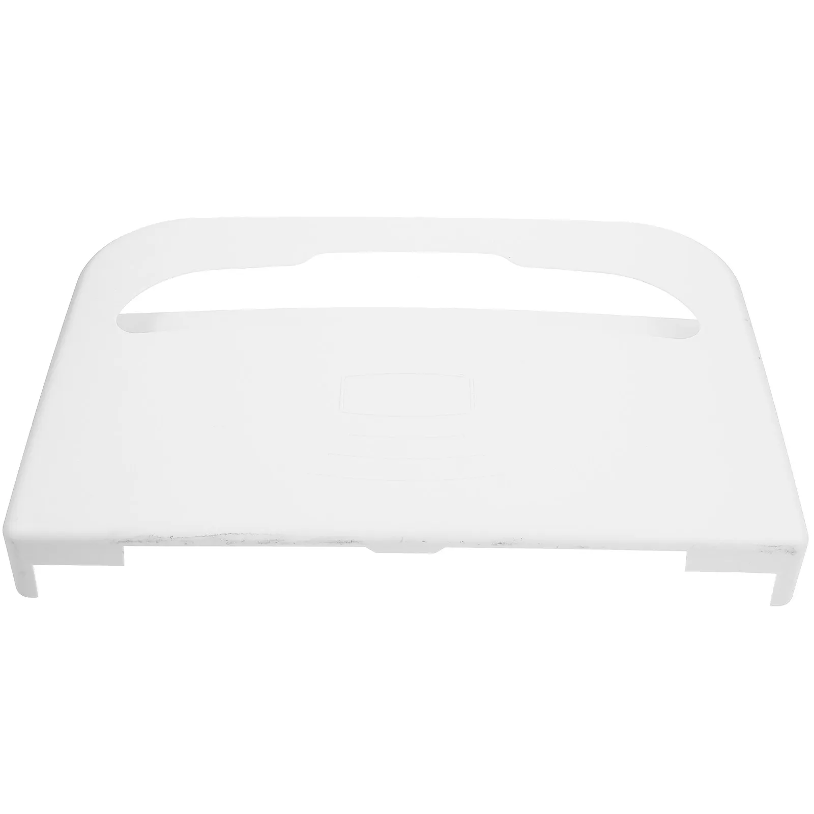 Bathroom Toilet Seat Cover Dispenser Wall Mounted Plastic Storage Rack Large Capacity Minimalist Design for Seat Covers Home