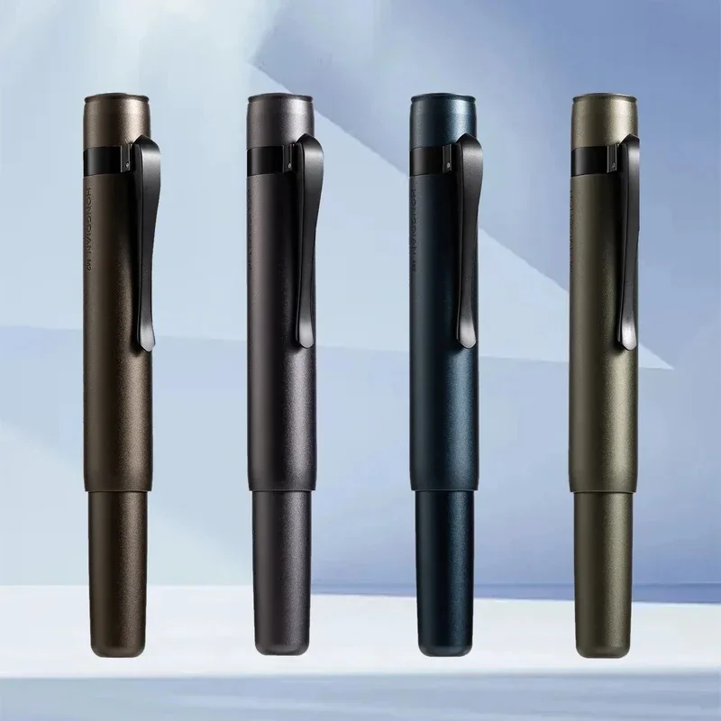 Hongdian M2 Black Forest Fountain Pen Mini Metaverse Sports Pocket Pen Blade Nib School Office Supplies Writing Stationery Gift