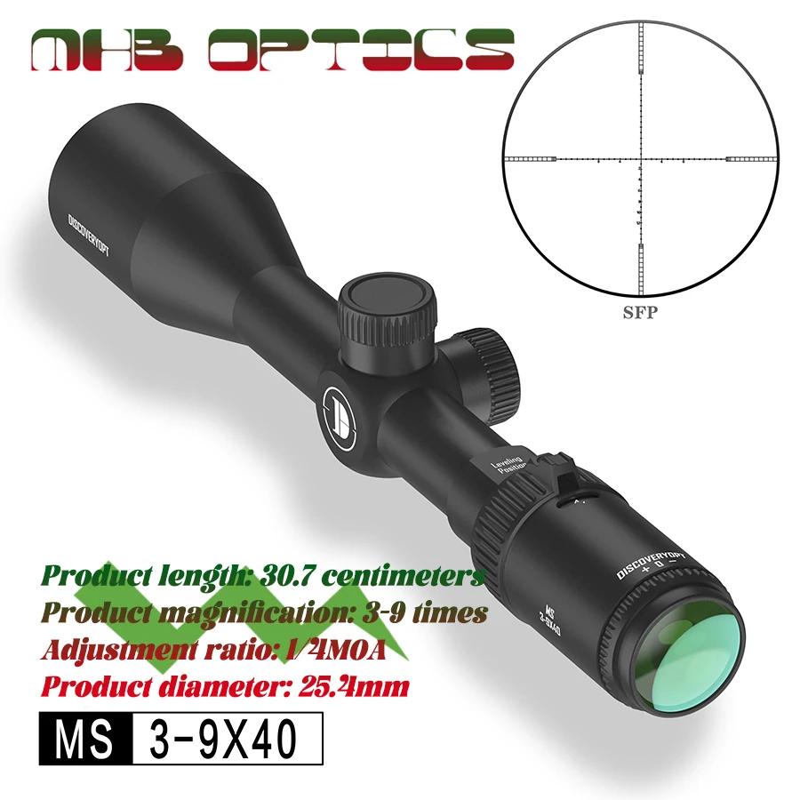 

Discoverer Authenticity MS 3-9X40 Enhanced Seismic Hunting Sight 25.4 Diameter Metal Wire Digital Differentiation