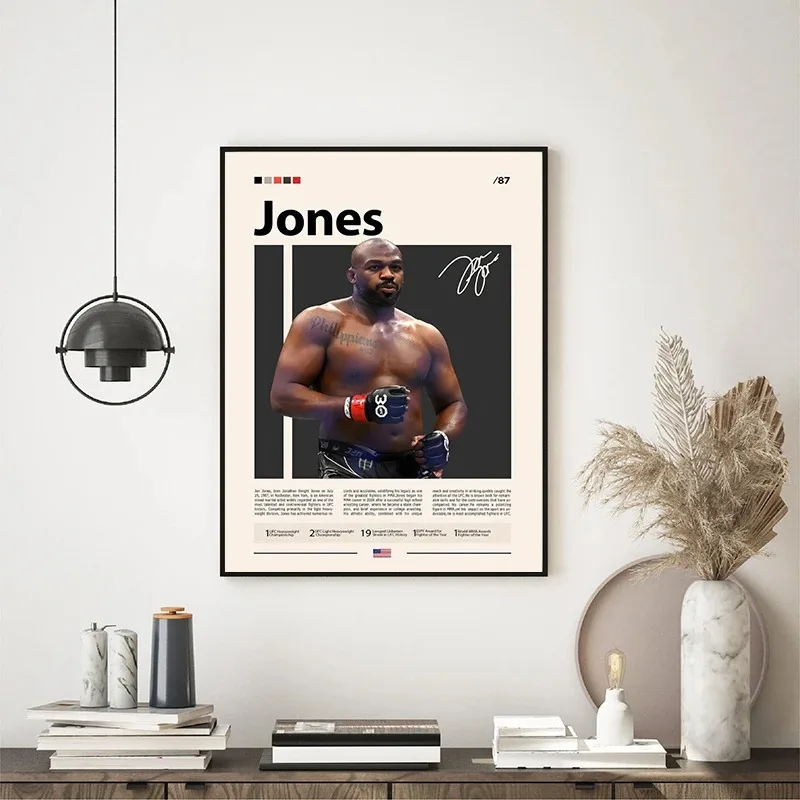 Boxing Legends Famous Boxing Star Champion Poster Canvas Painting Artwork Home Room Wall Decor Boys Room Wall Decoration