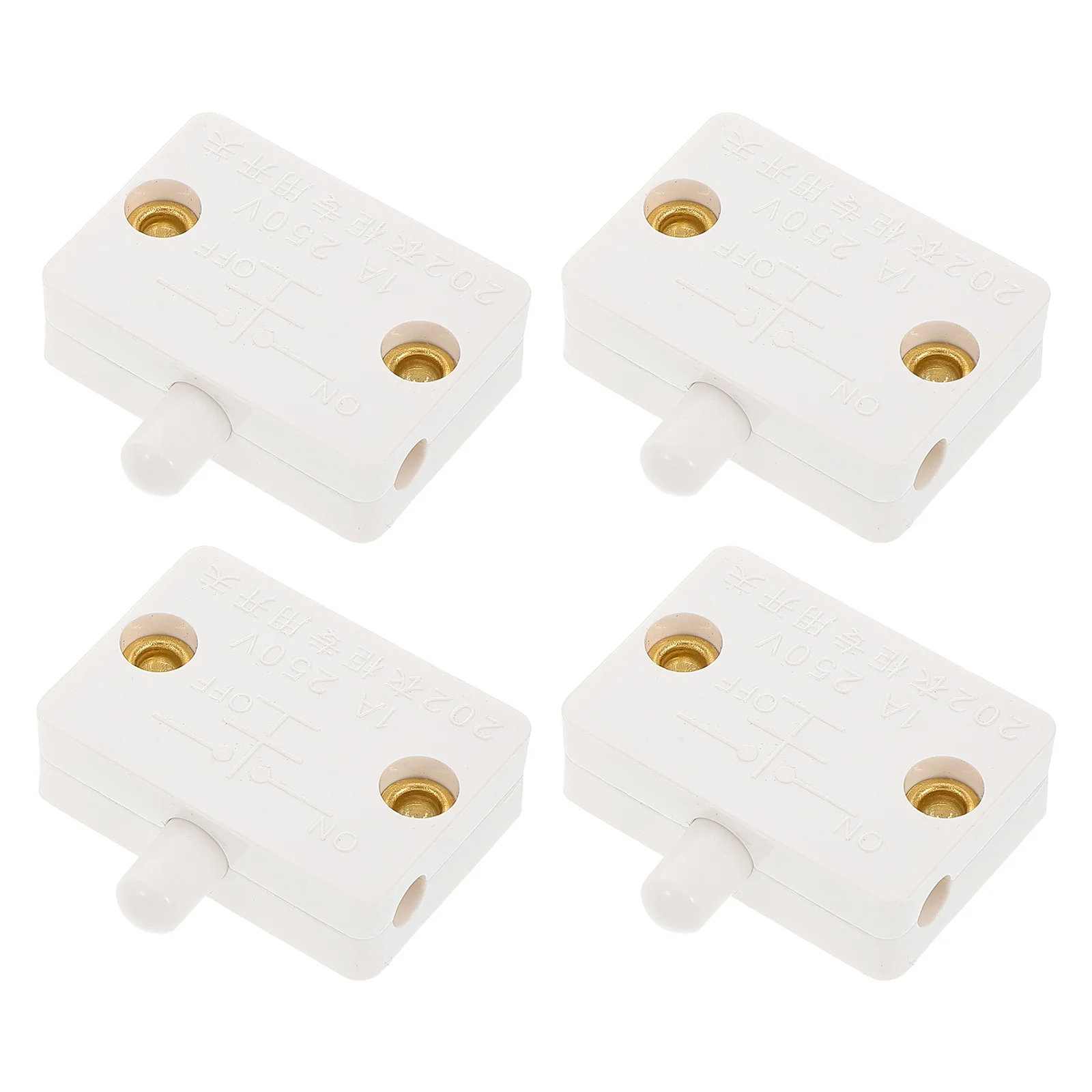 4 pcs Cabinet Door Auto Electric Light Control for Wardrobe Kitchen High Sensitivity Easy