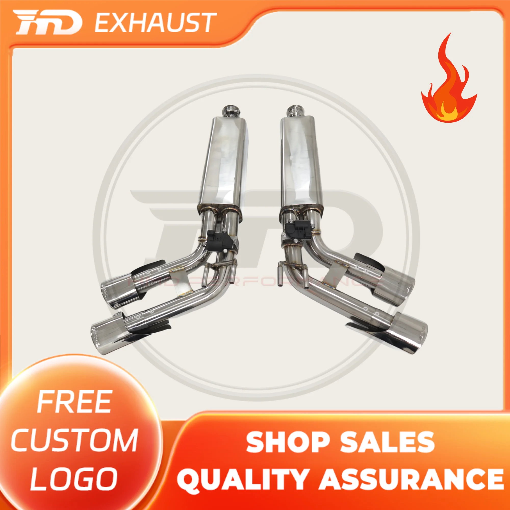 

HMD High Performance Catback For Mercedrs BENZ G63 G500 W464 Stainless Steel Electronic Valve Muffler Tips Exhaust System