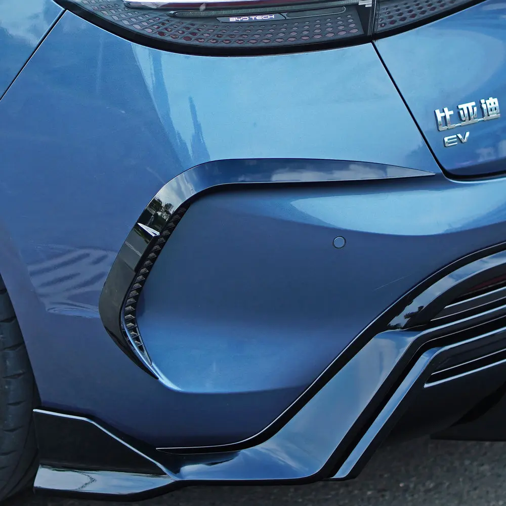 Voor Byd Seal Accessoires Seal Ev 2022-2025 Gemodificeerde Zwarte Samurai Body Kit Jdm Spoiler Voorste Lip Side Rok diffuser Separator