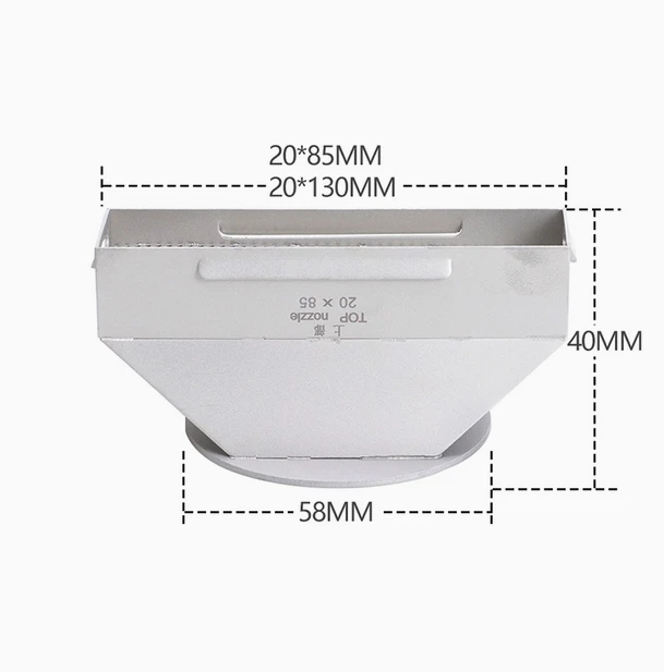 BGA Desktop RAM-Slot Luftdüse 20x130mm 20x85mm Auf- und Abwärtsdüse Laptop RAM GPU Düse für ZM Dinghua Heißluft-BGA-Maschine – Detail 4