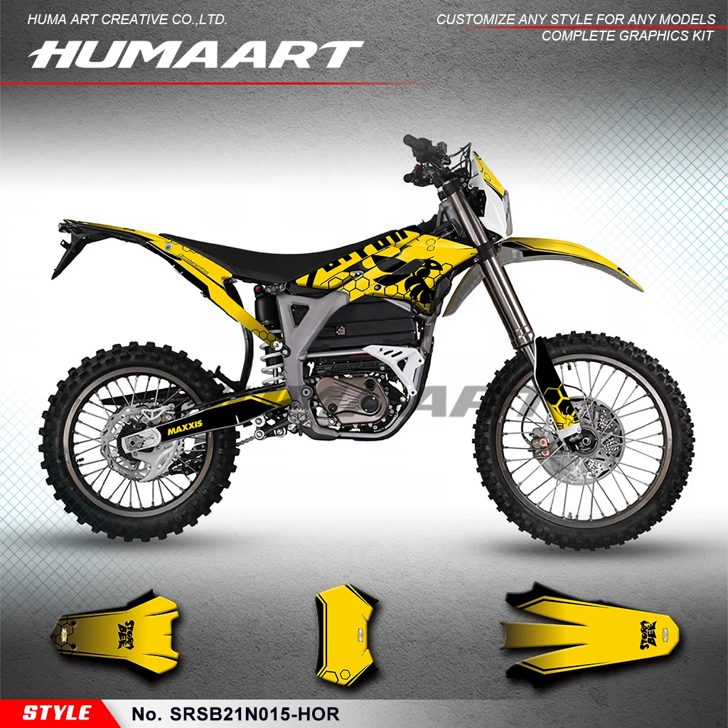 

Наклейки на мотоцикл HUMAART Graphics Sheet для электрического мотоцикла Storm Bee, декоративные, SRSB21N015-HOR