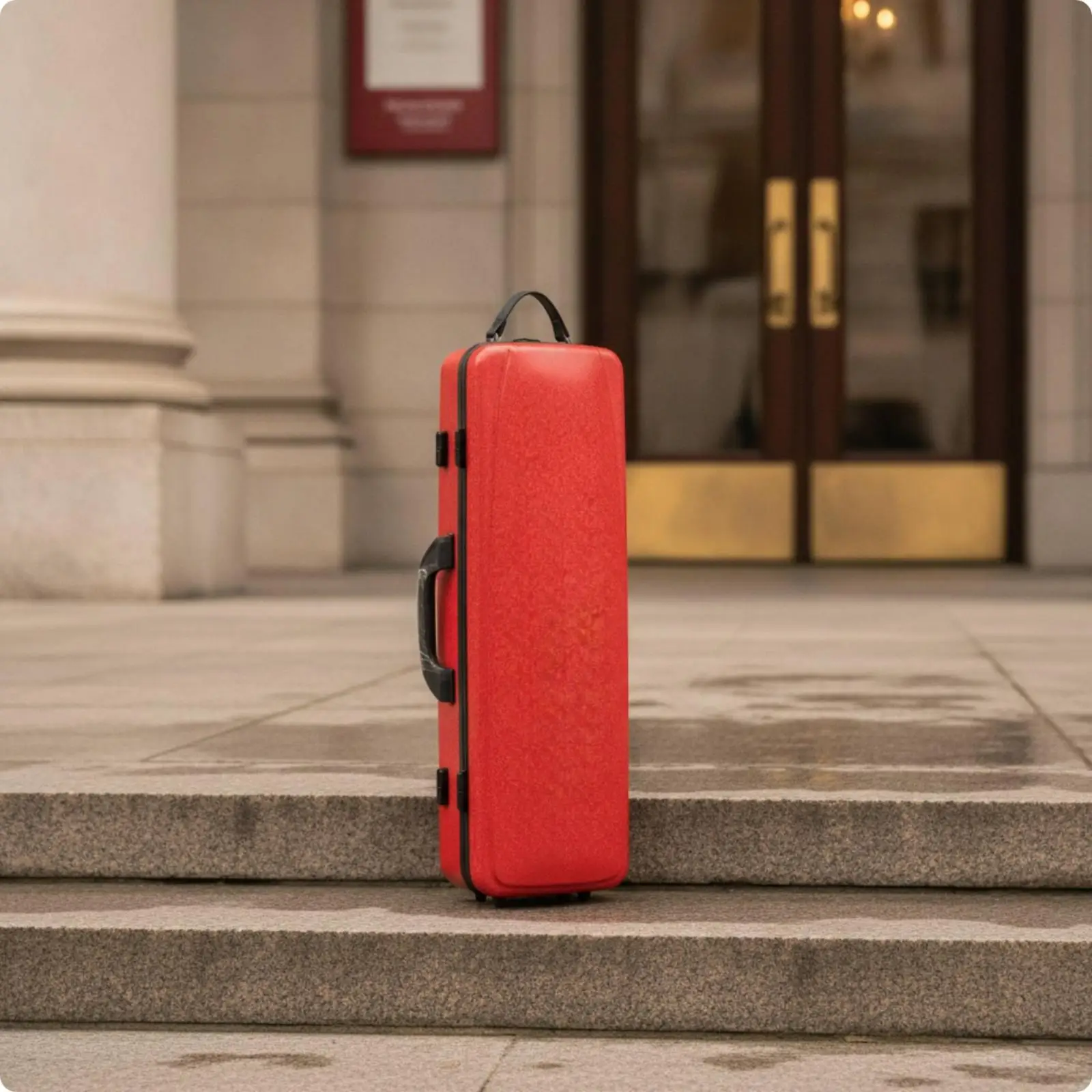 Advanced Carbon Fiber Violin Case 4 4 Professional Violin Hard Shell with Shoulder Straps for Concert and Commuting