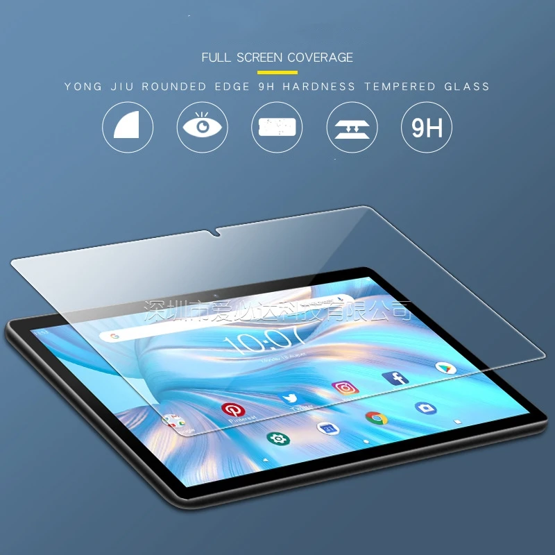 Lapisan kaca Tempered pelindung layar penuh, untuk Pritom M10 10.1 inci tablet
