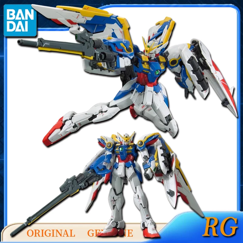 Bandai โมเดลสะสมของขวัญเด็ก, ของเล่น Action FIGURE Anime เดิมปีก RG ของแท้สำหรับเด็กหญิงเด็กชาย