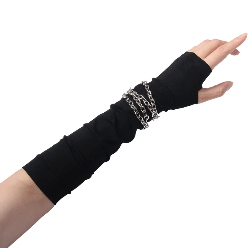 Anime Glove Cosplay Darkly Mitten Oversleeve Man Women Fashion Sun Block Keep Warm Cuff