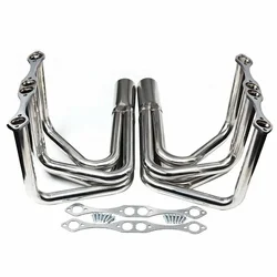 Stainless Manifolds T-Bucket Sprint Roadster Exhaust Headers For Small Block Chevy SBC V8