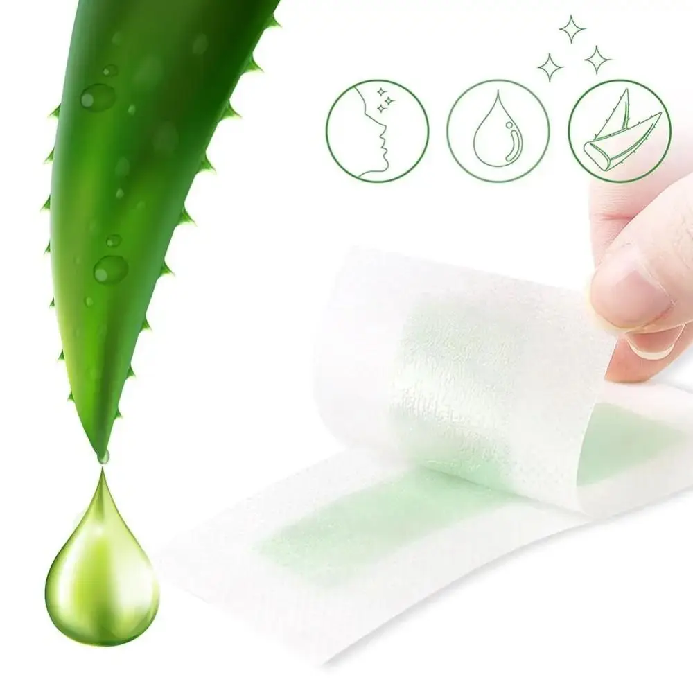 Double Sided Hair Removal Wax Strips Leg Body Skin Care for Chin Upper Lip Jaw Eyebrow Beard Facial Lip Wax Strips Useful