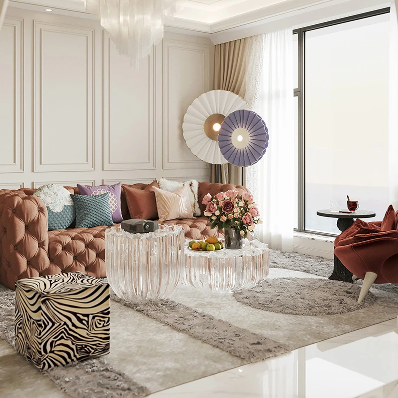 

Klassisches Design Möbel 3D Rendering Design Service Herrenhaus Modern Style Villa Innen Architektur One-Stop-Lösung