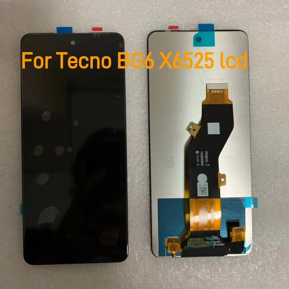 Tested LCD For Tecno Spark Go 2024 BG6 Smart 8 X6525 LCD Display Touch Screen Digitizer Assembly Replacement