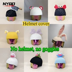 Ski Helmet Hat Cover Decoration Men's and Women's Equestrian Paraglider Half Helmet Universal Hat