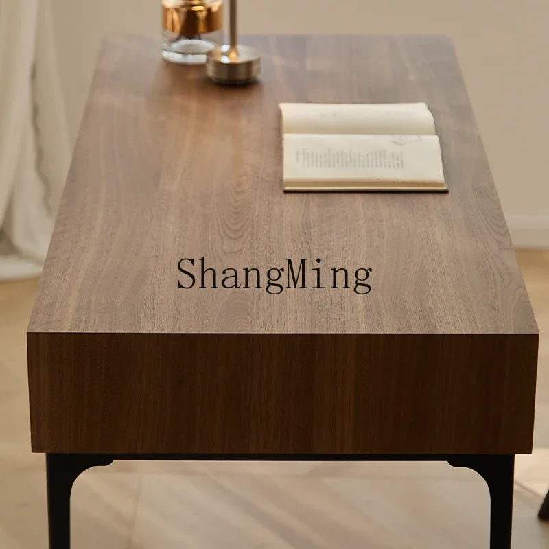 

CL стол из цельного дерева для гостиной, домашнего хранения, встроенный стол