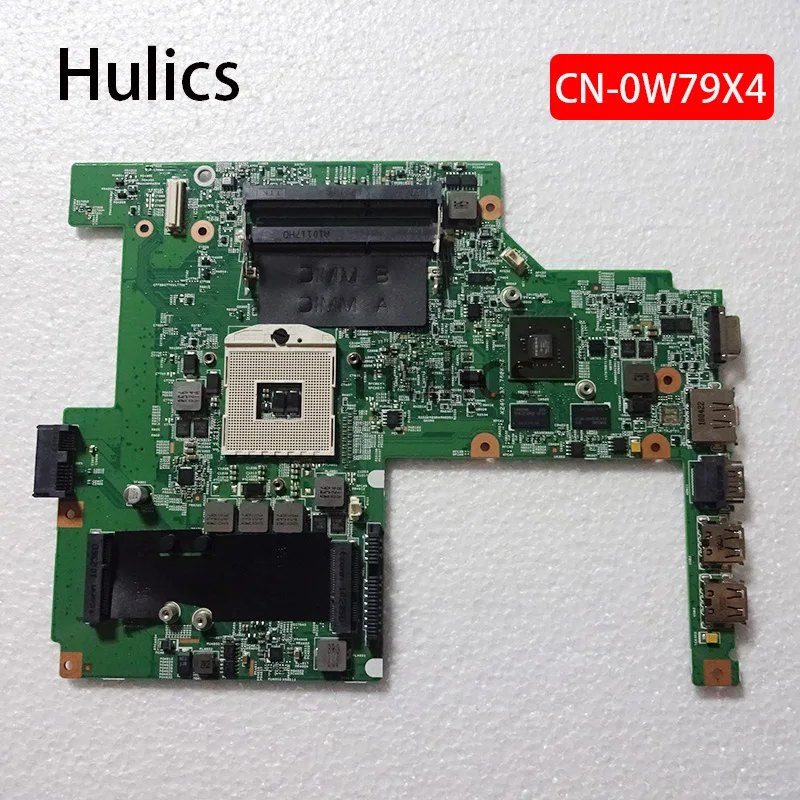 

Hulics Used CN-0W79X4 0W79X4 W79X4 Main Board For Dell Vostro V3500 3500 Laptop Motherboard HM57 DDR3