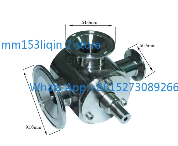 SHENLIN Rotary Valve Stainless paste Filling Machine part SS304 paste filling passage Hopper adopter Cylinder Filler Check Valve
