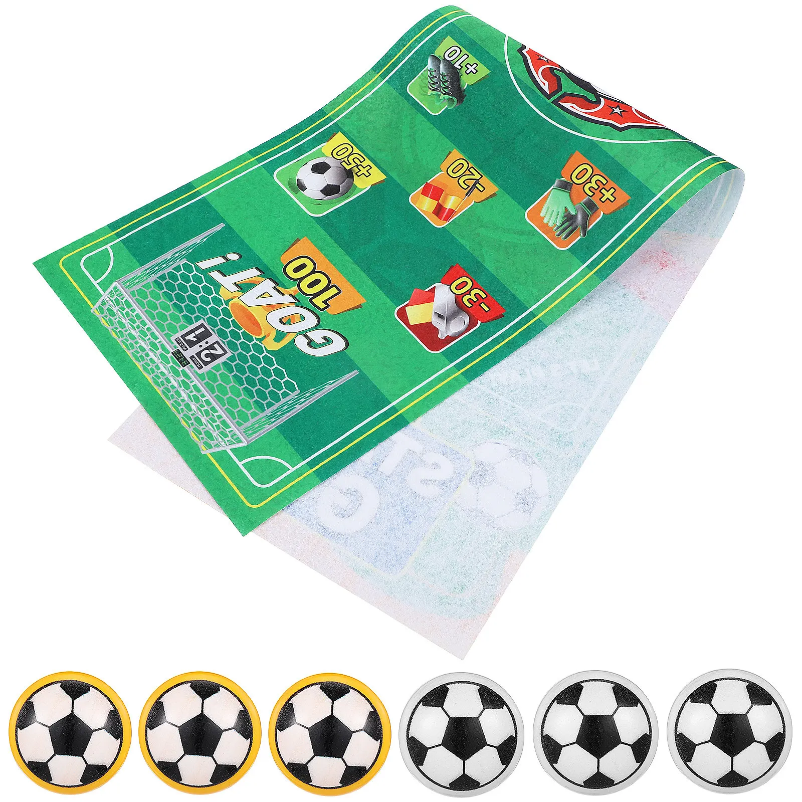 

1Set Interactive Tabletop Soccer Bowling Game for Desktop Football Activity Enhances Handeye Coordination Social Skills