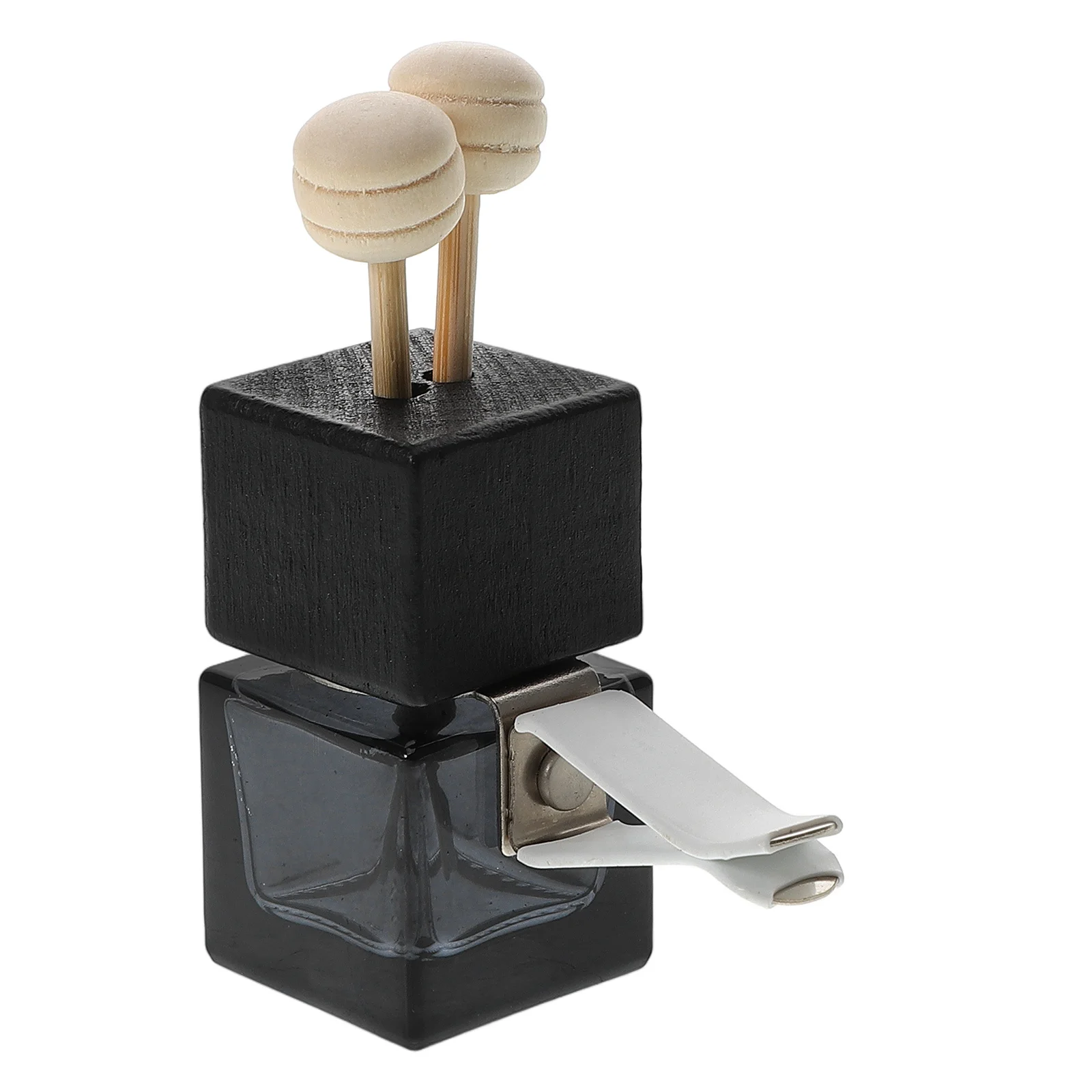 

Car Air Freshener Vent Clip Clear Glass Essential Oil Diffuser Versatile Color Stylish Ornament Decor Easy to Use Universal Fit