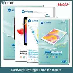 20PCs Tablets Screen Protectors for SS-890C Sunshine Hydrogel Cutting Machine Front Rear Film for iPad Pro HD Anti-blue Sheet