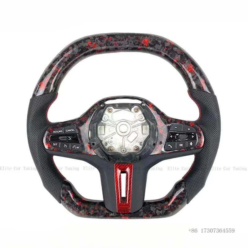 

Suitable for BMW G Series G01 G02 G05 G06 G07 G08 G18 G20 G21 G22 G24 G26 G30 G38 M3 M4 M5 M6 Custom Carbon Ciber Steering Wheel
