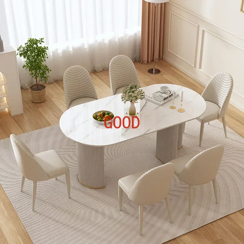 Design Portable Dining Table Living Waterproof Relaxing Modern Dining Table Nordic Minimalist Esstische Kitchen Furniture