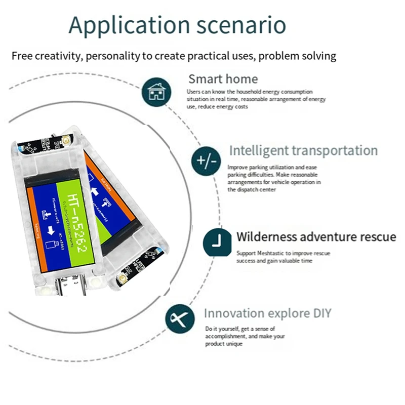 ABAC-New Meshtastic Tracker T114 V2 Nordic NRF52840 SX1262 Lorawan Lora For Arduino Positioning Devboard Low Power