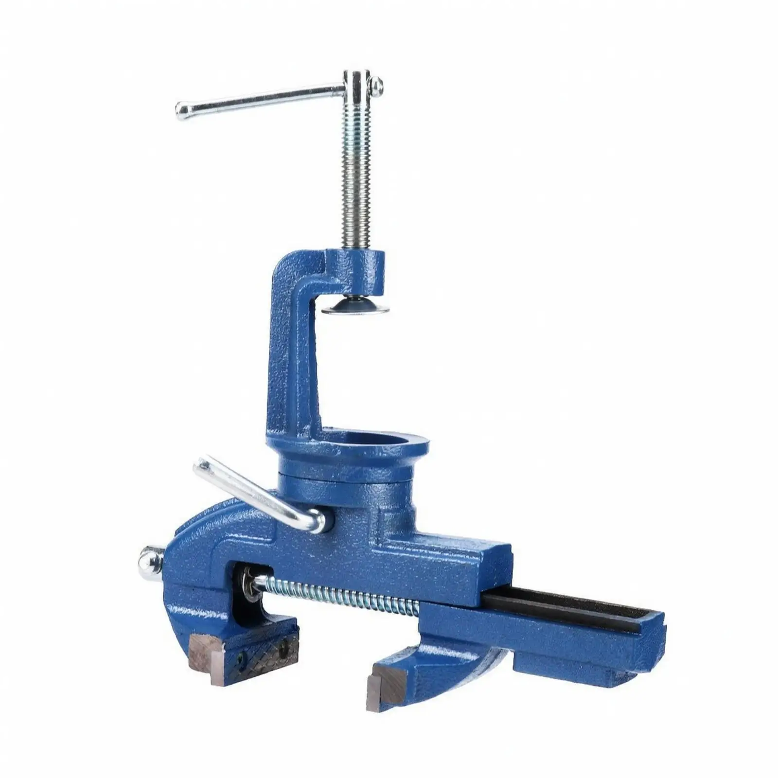 Sturdy Table Vise with 60mm Jaw Opening for Delicate Parts and Crowded Workbench Use
