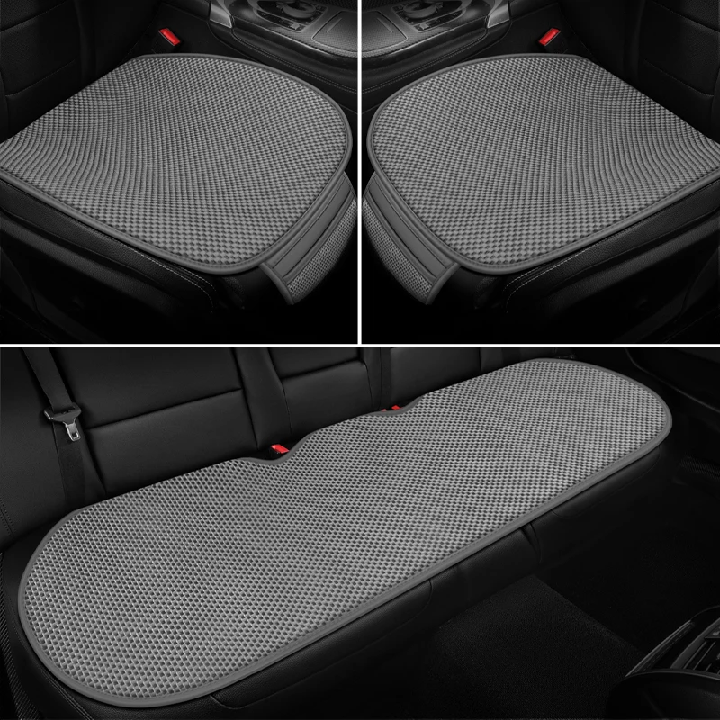 

New Cellular Mesh Ice Wire Small Three-Piece Car Pad Comfortable Four Seasons Universal Breathable Three-Piece Set