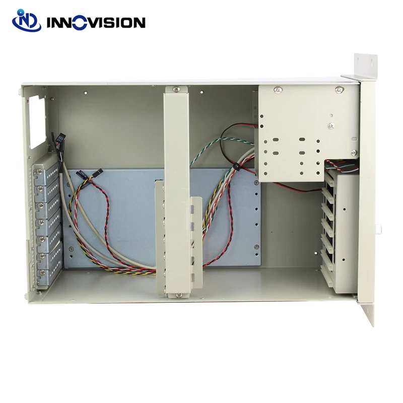 Factory Customization Available Desktop or wallmount industrial computer chassis support 7 slots SBC board IPC4007
