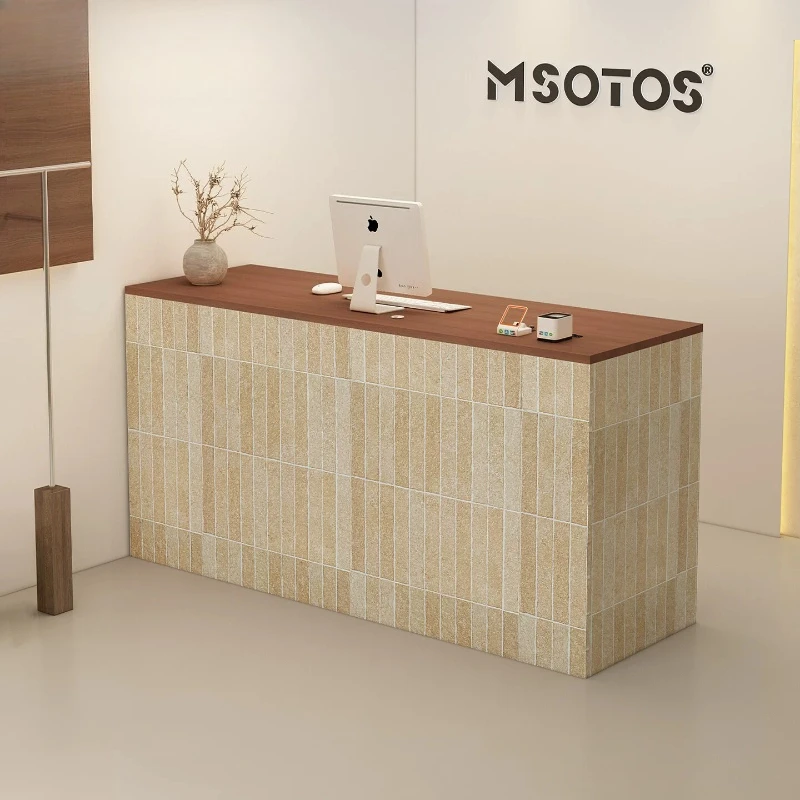 Aesthetic Design Reception Desks Beauty Display Luxury Executive Reception Desks Specialty Commercial Tavolo Reception Furniture