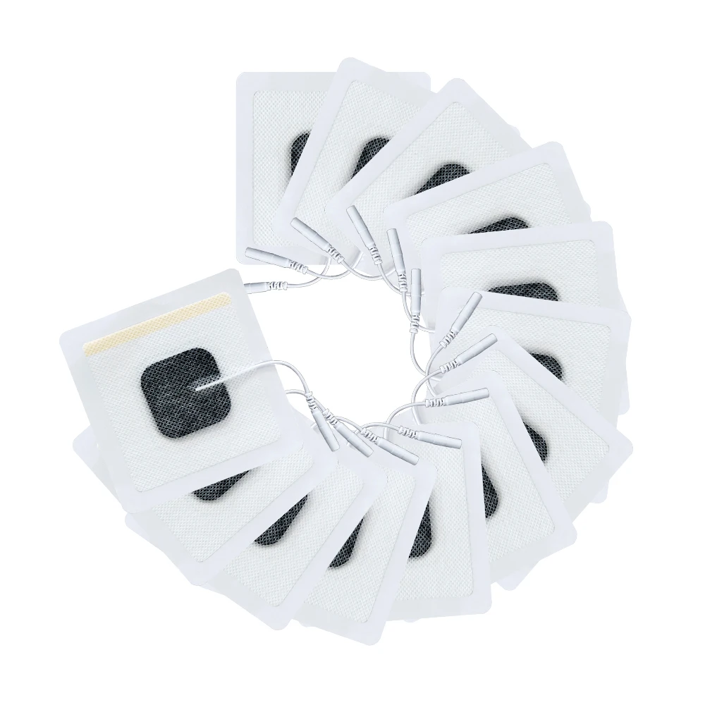 TENS Unit Electrode Pads 10/20PCS Self-Adhesive Reusable Gel Pads for EMS Muscle Stimulator Pain Relief Latex-Free Massager Gel