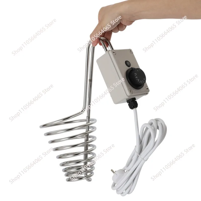 ABGI-Beekeeping Equiment Tool Honey Melting Device Adjustable Heating Spiral Heating Ring 220V 500W EU Plug Honey Melter